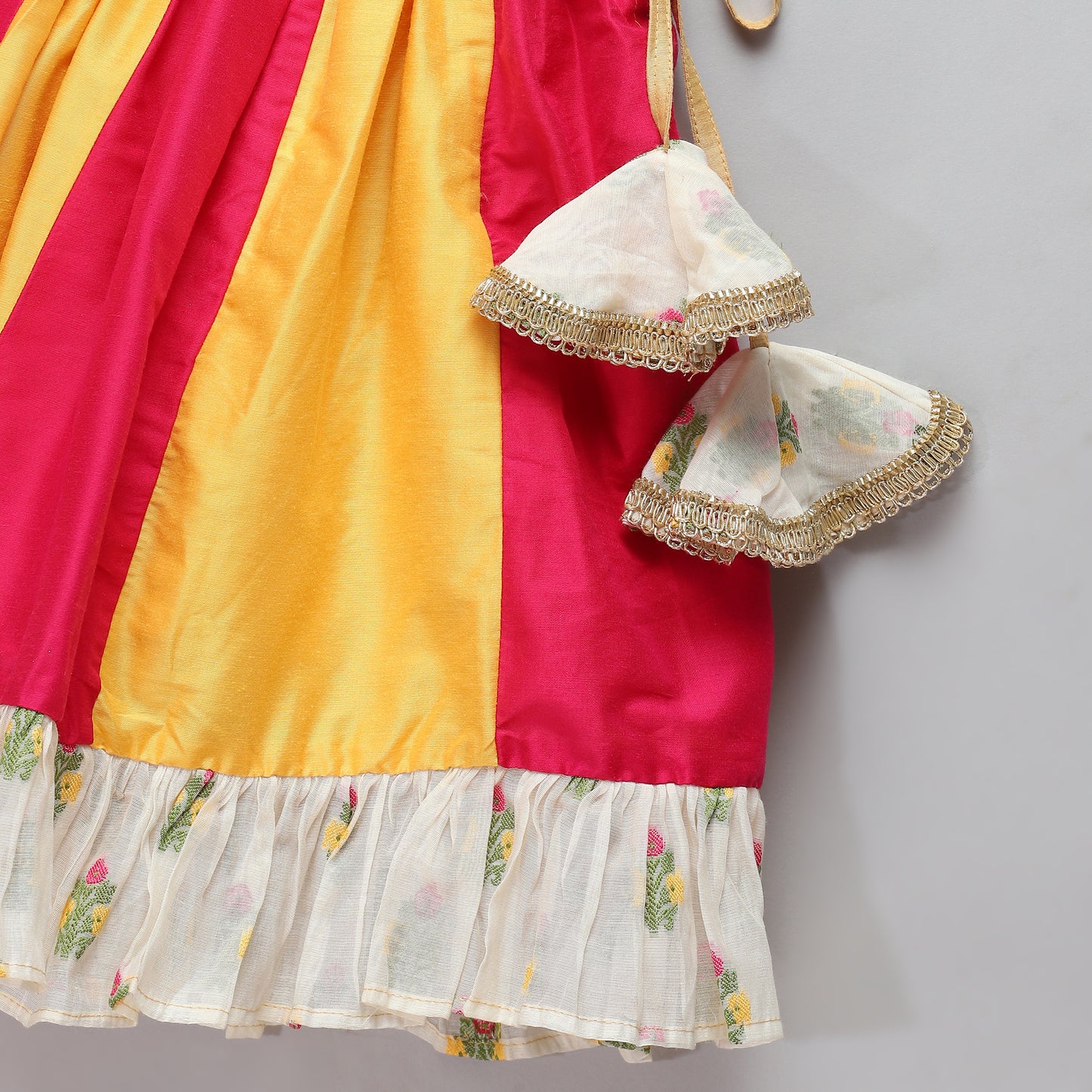 Laxmi Goddess Embroidered lehnga set