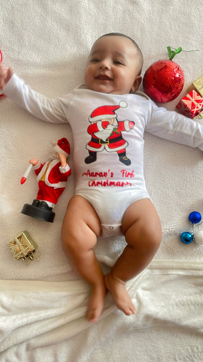 Aaravs First Christmas ( name customsied)